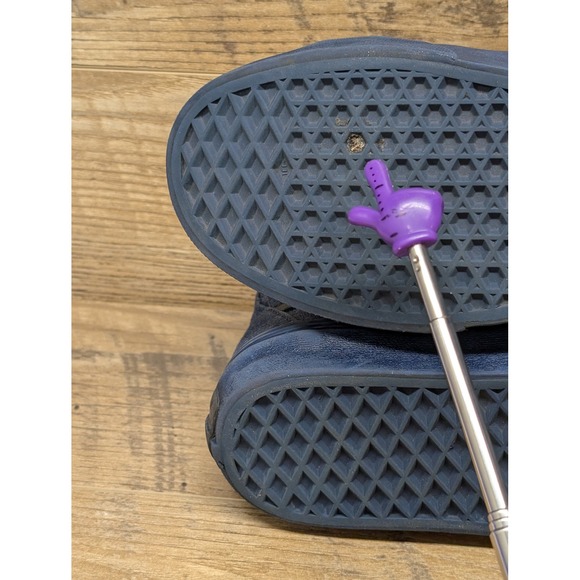 Vans Sk8-Hi Reissue Skate Sneakers Unisex 10W / 8.5M Navy Blue High Top - Picture 12 of 16